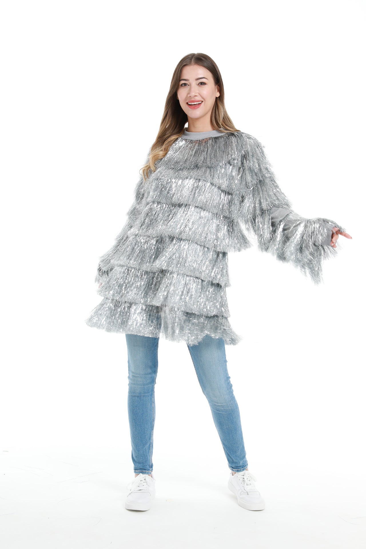 Funny Novelty Santa Silver | Women