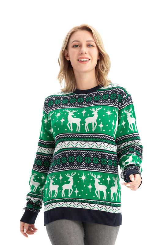 Reindeer on Repeat Green | Women