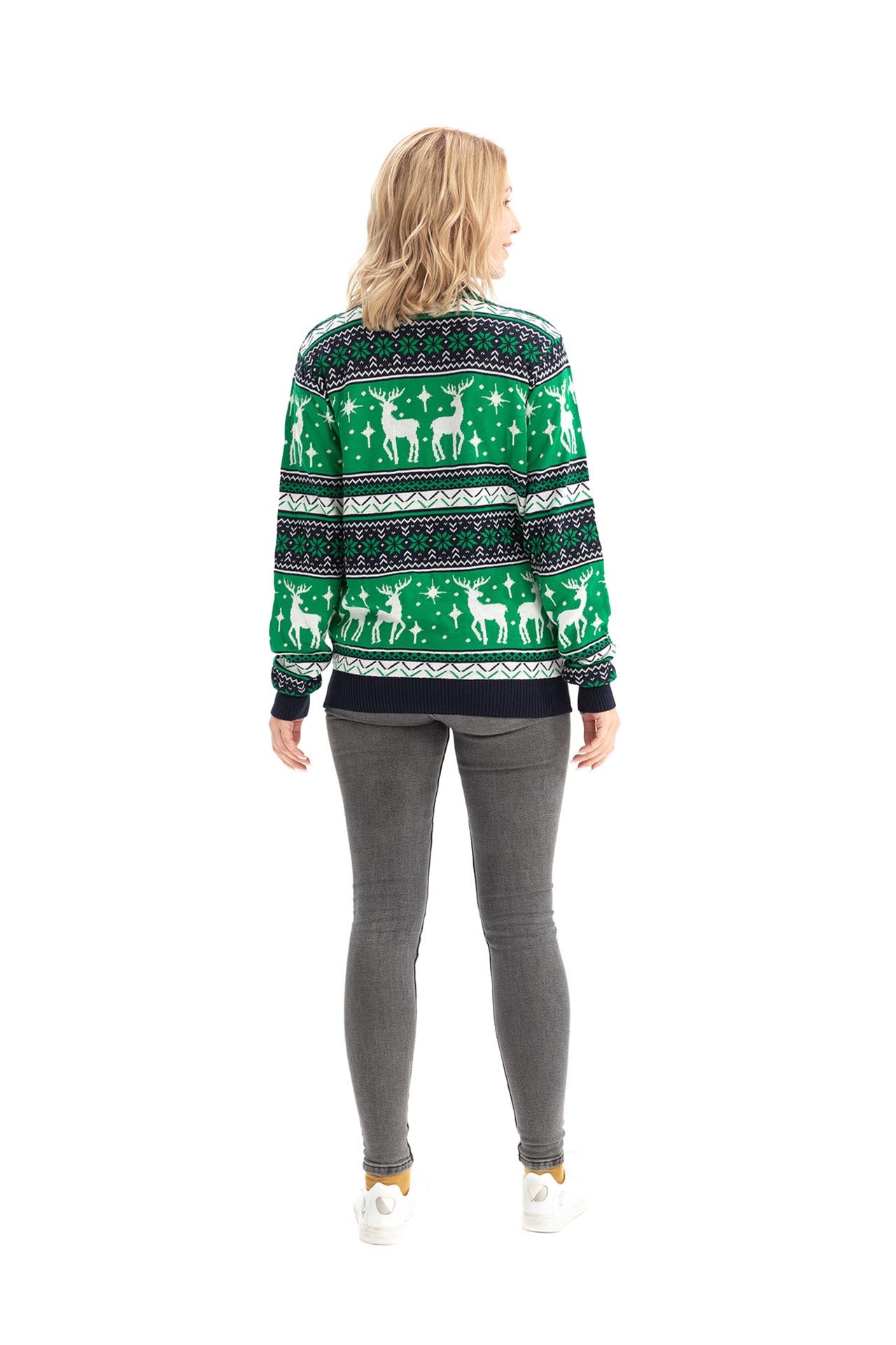 Reindeer on Repeat Green | Women