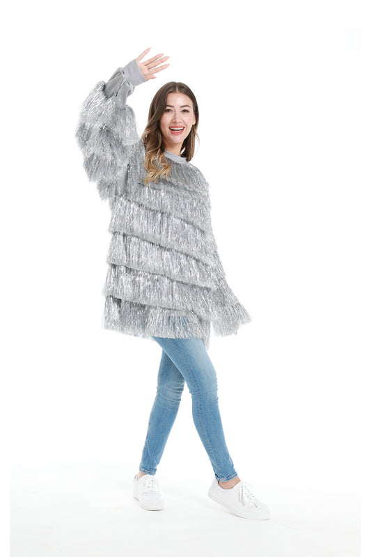 Funny Novelty Santa Silver | Women