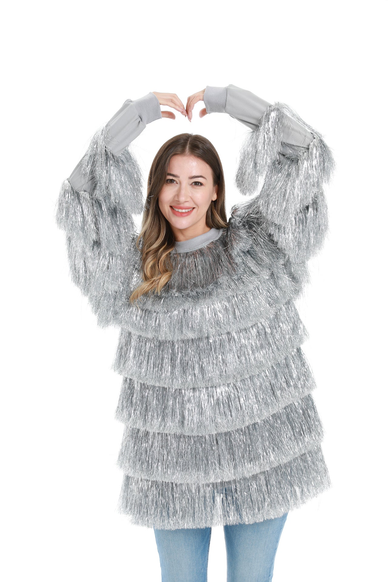 Funny Novelty Santa Silver | Women