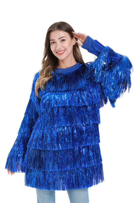 Funny Novelty Santa Blue | Women