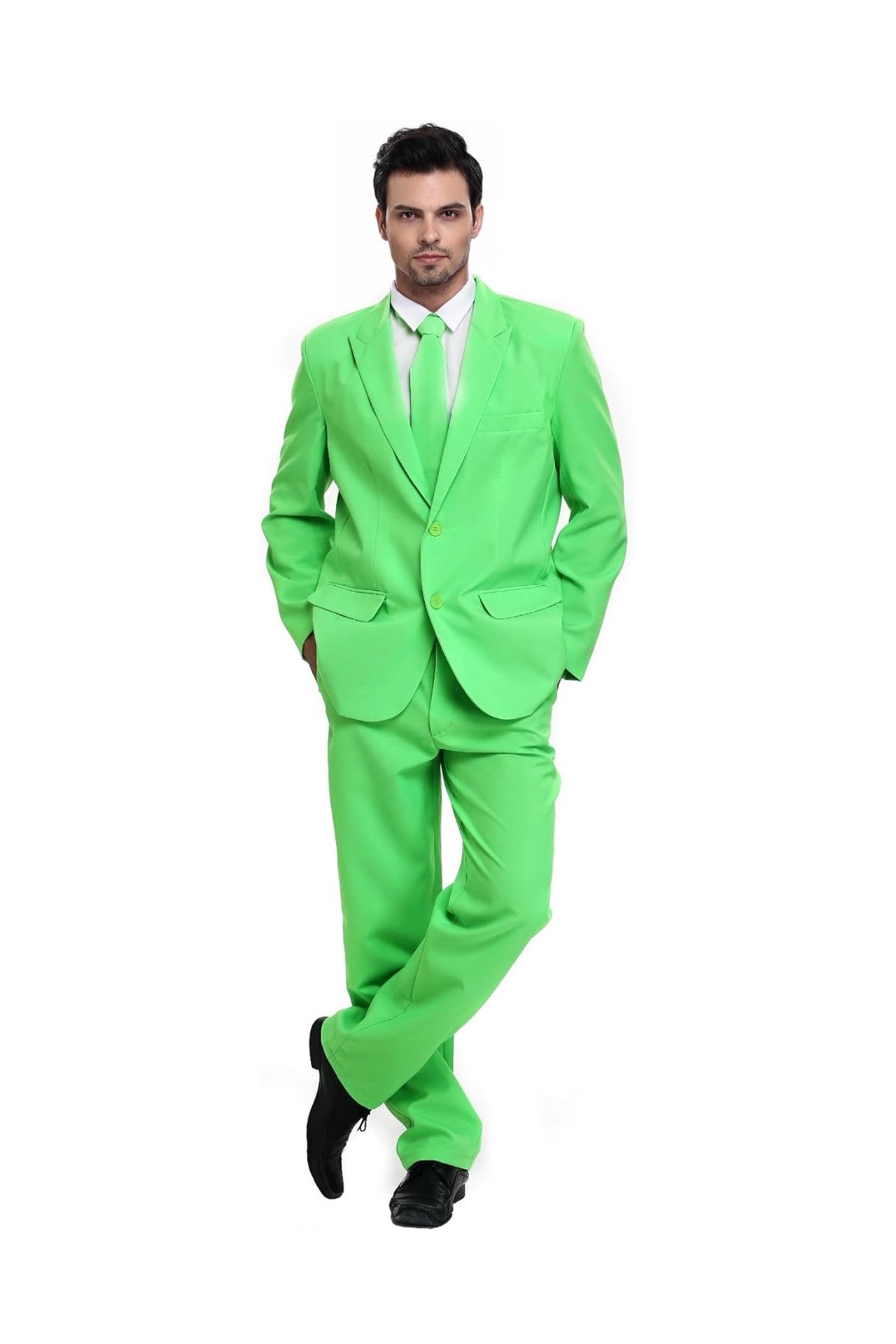 Green party outfits best sale